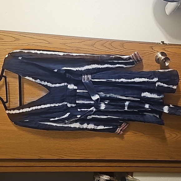 Verb by Pallavi Singhee Beaded Tie Dye Mini Dress - Picture 9 of 10